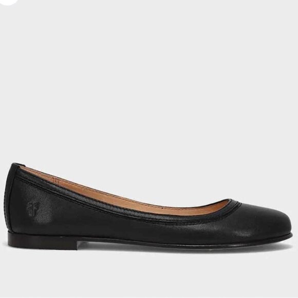 Frye Carson Ballet Flat - Black Size 8 - Picture 8 of 8